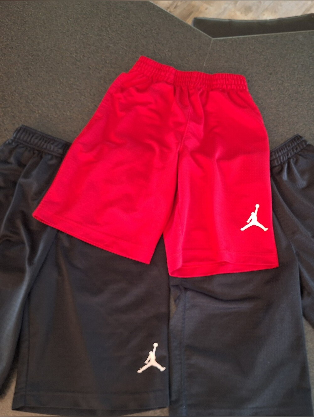 Jordan Kids' Athletic Shorts - Red and Black